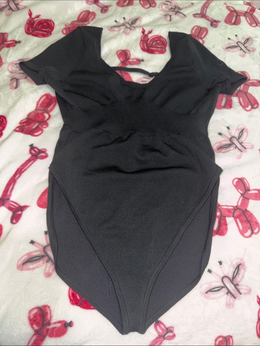 Nike Black Women's Short-Sleeve Bodysuit